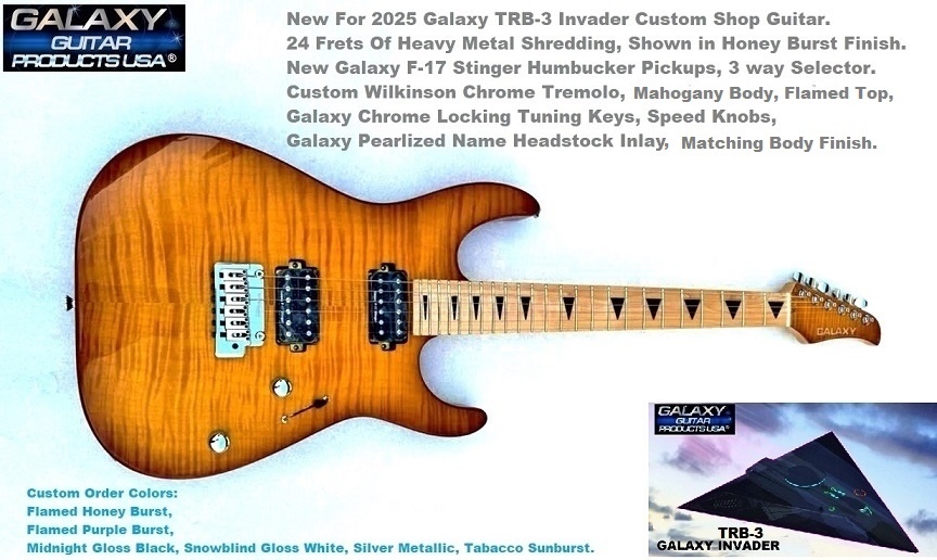 Galaxy Trans Blue Guitar